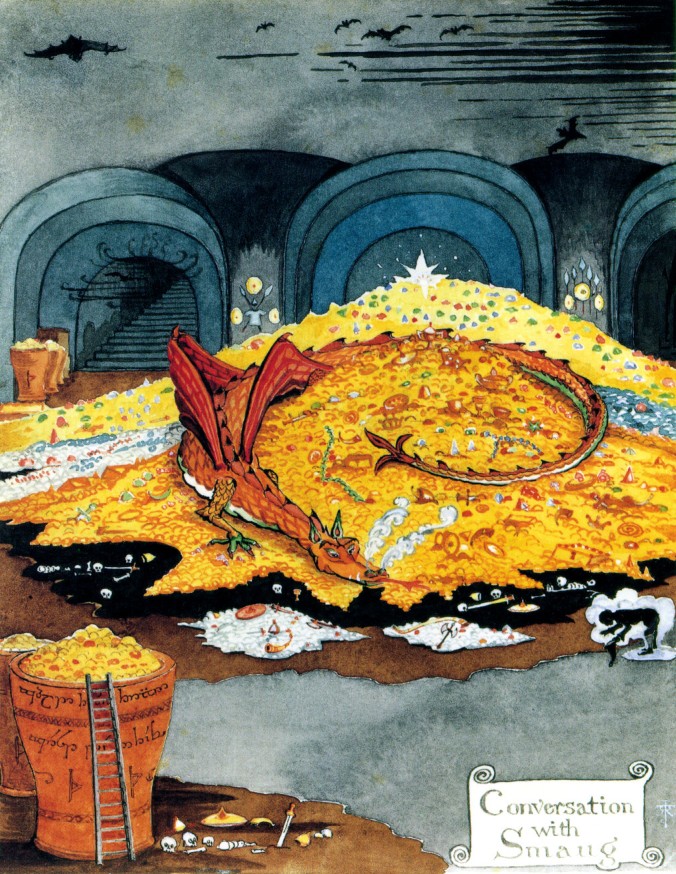 J.R.R.Tolkein 'Conversation with Smaug' (1937)