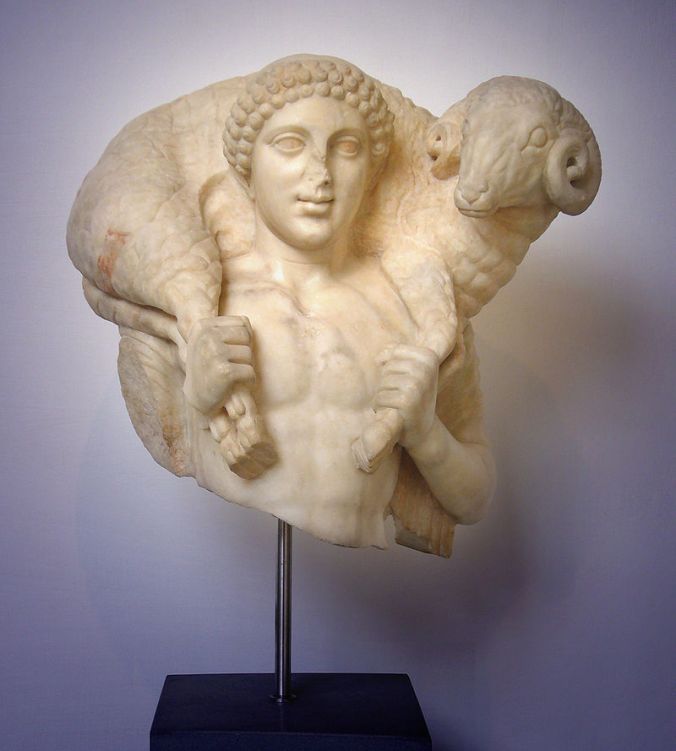 Hermes Kriophoros (late Roman copy of a Greek original)